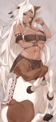 breasts centaur centauress character_request dakimakura dakimakura_design huge_breasts iwbitu iwbitu-sa monster_girl original original_character tagme