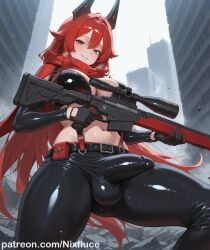 red hood (nikke) from goddess of victory: nikke by nixfluce