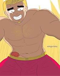 1boy bara boxers brawl_stars dieguitokey digital_media_(artwork) grom_(brawl_stars) male muscular muscular_male only_male russian solo video_games