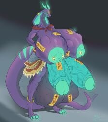 absurd_res anthro balls big_balls big_breasts big_penis breasts cobra cock_vore dragon female genitals hi_res huge_balls huge_breasts huge_cock hybrid hyper hyper_balls hyper_breasts hyper_genitalia hyper_penis intersex intersex/female intersex/intersex living_tail mythological_creature mythological_scalie mythology nipple_fetish nipple_play nipple_vore nipples penile penis purple_body reptile scalie shixianghui snake snake_tail tail unusual_anatomy unusual_tail vore z-ziren