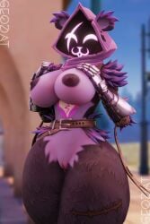 3d big_breasts closed_eyes epic_games female fortnite fortnite:_battle_royale geodat64 hood_up hooded raven_team_leader solo tagme