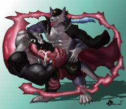 alpha_byte blowjob commission costume cum cum_in_mouth energy fullbodywolf nsfw partners repede scar spicypad