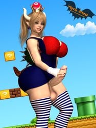 1futa 3d ?_block ass balls balls_under_clothes bimbo bottomless_skirt bowsette breasts cleavage curvy elyria_steele erection erection_under_clothes erection_under_skirt eyeshadow futa_only futanari futanarization halloween halloween_costume horns huge_ass huge_breasts huge_penis intersex large_balls lipstick looking_at_viewer makeup male_to_futa mario_(series) new_super_mario_bros._u_deluxe nintendo penis penis_out penis_under_clothes penis_under_skirt realistic rule_63 sagging_balls skirt skirt_lift solo solo_futa spiked_shell super_crown testicles warp_pipe wide_hips