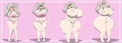 ass_expansion blush bra breast_expansion jess_samson oc tfsubmissions thick_thighs underwear