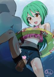 anjou_tokoha breasts cardfight!!_vanguard cardfight!!_vanguard_g green_hair oda_koziki open_shorts sex sex_underwater shorts stomach swimsuit underwater underwater_sex vaginal_penetration vaginal_penetration