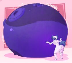 absol big_ass big_breasts blueberry_inflation breasts bubble_butt female frootiebuck huge_ass pokemon pokemon_(species) riolu sunken_head sunken_limbs thick_thighs wide_hips