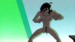 ahoge angry angry_expression angry_face black_hair clavicle clitoral_hood clitoris collarbone cuntboy edit edited enlarged_clitoris lance_lunis mastectomy_scar muscular muscular_male nipples official_art pubes pubic_hair pussy pussy_juice ribs solo solo_focus solo_male sym-bionic_titan tdick top_surgery_scars trans_man transgender transgender_male transmasc vagina wet wet_pussy