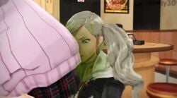 2girls 3d animated ann_takamaki ass enjoying_farts face_in_ass fart fart_cloud fart_fetish female female_only haru_okumura huge_ass persona persona_5 sniffing_ass sniffing_farts sound tagme tooty3d video yuri