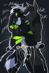 2_penises anal anal_penetration animal_genitalia animal_penis anthro balls big_penis bing_(toaster_bing) bodily_fluids boyzartwork butt carrying_another carrying_partner carrying_position cum cum_drip cum_from_ass cum_in_ass cum_inside cum_on_balls cum_on_leg cum_on_own_balls cum_on_own_leg cum_on_own_legs cum_on_self cum_overflow cum_while_penetrated cumshot diphallism dripping duo ejaculation equid equine equine_genitalia equine_penis finger_in_mouth genital_fluids genitals green_penis hi_res horse huge_penetration huge_penis knot knotted_penis machine male male/male mammal medial_ring multi_cumshot multi_erection multi_genitalia multi_penis pawpads paws penetration penis precum precum_drip presenting presenting_balls presenting_hindquarters protogen rough_sex sex sheath solo stand_and_carry_position standing standing_sex suspension vertical_diphallism