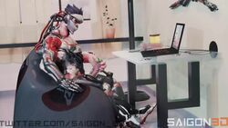 3d blackwatch_genji blender genji male_only masturbation overwatch sfm solo_male