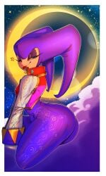ass_focus bent_forward big_ass curvy_figure eyeshadow jester jester_hat nights nights_into_dreams noideasfornicks suggestive thick_thighs thighs