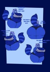 bao_azalea bbw big_ass big_breasts blueberry_inflation breasts bubble_butt cleavage female female_only frisk_lk furry huge_ass huge_breasts hyper_ass inflation nipples overweight tagme thick_thighs wide_hips