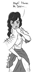 asphyxiation bioshock bioshock_infinite booker_dewitt breasts clothed_sex clothing crueltyfreesmut dialogue elizabeth_comstock exposed_breasts exposed_pussy incest kinktober kinktober2019 line_art masturbation monochrome nipples skirt strangling text twitter_username