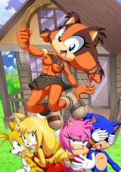 amy rose from releasing your inner wild side (comic) by bbmbbf