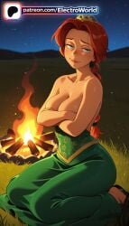 hi_res 2026 high_resolution patreon_username electroworld 1girls stable_diffusion ai_generated patreon artist_name highres high_quality 1girl watermark explosion fireworks fireplace sweat crossed_arms fire starry_sky campfire solo covering_breasts grass freckles burning night_sky red_hair shooting_star flame space bust breathing_fire sunset tits boobs chest night torch breasts embers star_(sky) molten_rock princess_fiona_(human) human_fiona princess_fiona dreamworks shrek_(series)