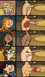 2d ball_ring balls beth_(tdi) big_penis black_eyes black_hair blonde_hair bridgette_(tdi) brown_eyes brown_hair chart courtney_(tdi) darthp1agueis erect_penis erection eva_(tdi) futa_focus futa_only futanari glasses green_eyes horsecock horsecock_futa izzy_(tdi) long_hair non-human_penis penis penis_chart penis_focus penis_size_chart ponytail pubes pubic_hair pubic_stubble red_hair shaved_crotch shoulder_length_hair tagme testicles tied_hair total_drama_island uncensored