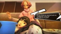 2girls 3d animated ass dutch_oven fart fart_cloud fart_fetish female female_only haru_okumura huge_ass makoto_niijima persona persona_5 sound tagme tooty3d video yuri