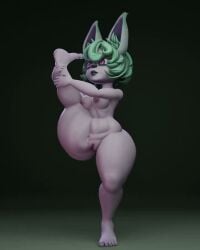3d animated breasts bunny_ears bunny_girl feet female lagomorph league_of_legends lifting_leg monster_girl pussy rabbit_ears rabbit_girl shortstack soles splits tagme vex_(league_of_legends) video yordle zhenash