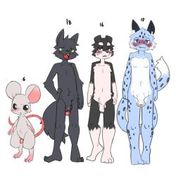 1:1 2023 absurd_res anthro beady_eyes belly_tuft biped black_body black_ears black_fur blue_body blue_eyes blue_fur blush canid canine canis cat_tail chart cheek_tuft chest_tuft countershading crotch_tuft danny_(pizademokttero) digital_drawing_(artwork) digital_media_(artwork) digitigrade dog_tail domestic_dog erection facial_tuft felid flaccid flat_colors foreskin front_view fur fur_tuft genitals glans green_eyes grey_body grey_fur group half-closed_eyes half-erect head_tuft hi_res humanoid_genitalia humanoid_penis inner_ear_fluff lineup looking_at_viewer male male_focus male_only mammal markings mouse murid murine narrowed_eyes nifram_logan nude nude_anthro nude_male pantherine partially_retracted_foreskin penis penis_chart penis_size_difference pink_penis pizademokttero plantigrade purple_eyes rat_tail retracted_foreskin rodent sharp_teeth simple_background slim slim_anthro slim_male snow_leopard spots spotted_body spotted_fur standing tail tapering_penis teeth tuft white_background white_body white_countershading white_fur wolf