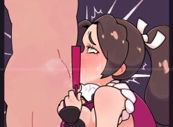 1girls fan fatal_fury female king_of_fighters mai_shiranui male male_on_female oral oral_sex outtaoutta penis snk tagme erect_nipples erect_nipples_under_clothes looking_at_viewer breasts huge_breasts brown_hair deepthroat