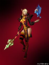 3d alori blood_elf dragon elf female mottec warcraft world_of_warcraft