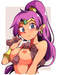 1girls 3boys arabian_clothes areolae armpit_sex bimbo blue_eyes breasts dark-skinned_male dark_skin disembodied_penis earrings female forehead_jewel gokuu_(acoloredpencil) group_sex handjob highres hoop_earrings jewelry long_hair medium_breasts multiple_penises nipples paizuri penis ponytail purple_hair shantae shantae_(character) smooth_skin teenager uncensored unseen_male_face upper_body