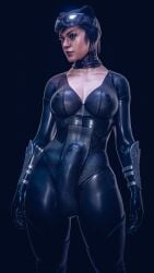 3d 3d_(artwork) abs batman_(series) big_penis bulge catwoman catwoman_(injustice) dc dc_comics forged3dx futa_only futanari injustice_2 penis selina_kyle solo solo_futa tagme