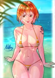 female female_only mifenami nami nami_(one_piece) one_piece pre-timeskip