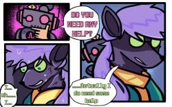 anthro axis_(undertale_yellow) chujin_(undertale_yellow) comic english_text furry male robot sthif text undertale undertale_(series) undertale_yellow