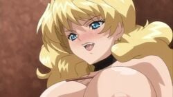 animated blonde_hair blue_eyes bouncing_breasts nudity rape rape_face sara_scorpion space_pirate_sara uchuu_kaizoku_sara