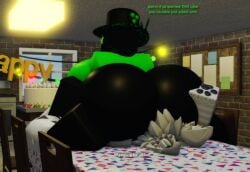 1boy 1girls 3d ass ass_smothering big_ass female femboy furry male/female massive_ass mermio mermio_(oc) roblox robloxian smothering smothering_ass straight tagme thick_thighs