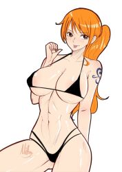 female female_only mifenami nami nami_(one_piece) one_piece post-timeskip white_background