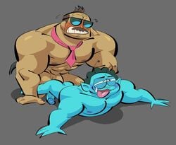 2boys anal anal_sex boner cartoon_network duo erection eugene_garcia gay gay_sex human humanoid humanoid_penis male male/male male_only mammal muscular nude ok_k.o.!_let's_be_heroes penis posduroo radicles