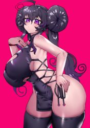 big_breasts breasts crawling_dreams dress goth huge_ass huge_breasts naughty_face nyarla_(crawling_dreams) nyarla_(osiimi) osiimi seductive thick_thighs thighs