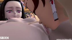 3d brother_and_sister cunnilingus demon_slayer incest kamado_nezuko kamado_tanjirou kimetsu_no_yaiba licking_pussy nipples nude onsen outdoors sbxn sebaxn siblings sound source_filmmaker tagme tongue video