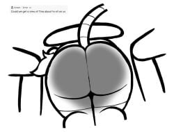 big_ass bubble_butt digitalpelican female furry huge_ass tagme thick_thighs tina_(digitalpelican) wide_hips