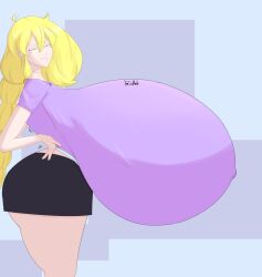 big_ass big_breasts breasts bubble_butt cassie_(theycallhimcake) female huge_ass huge_breasts hyper_breasts lewdteb tagme thick_thighs wide_hips