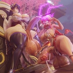 1futa 2futas 3d 3d_(artwork) animal_genitalia areolae balls big_balls big_breasts big_thighs breasts busty clothing cock_ring cum curvy electricity electrostimulation fox_ears futa_only futanari genshin_impact gigantic_balls hi_res holdingnuts horsecock horsecock_futanari huge_ass huge_balls huge_breasts huge_cock huge_thighs hyper hyper_balls hyper_breasts hyper_penis kitsune large_balls large_breasts large_thighs long_hair massive_balls nipples oversized_balls penis pink_hair png purple_eyes purple_hair raiden_shogun sagging_balls sagging_testicles solo solo_futa thick_thighs thighs tongue tongue_out uncensored voluptuous yae_miko