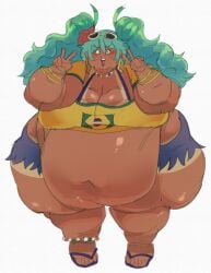 bbw beesoba belly big_belly brazil brazilian brazilian_female brazilian_miku chubby chubby_female fat fat_belly fat_fetish female female_only hatsune_miku obese obese_female overweight overweight_female sandals ssbbw tagme thick_thighs thighs vocaloid