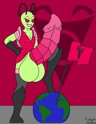 9-puzzle balls earth flag futa_only futanari huge_balls huge_cock invader_zim irken_(invader_zim) penis tagme zim_(invader_zim)