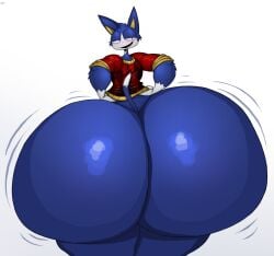 1boy animal_crossing anthro ass ass_bigger_than_head ass_bigger_than_torso big_ass bottom_heavy bottomless bubble_butt dat_ass fat_ass huge_ass hyper hyper_ass large_ass male male_only massive_ass rover_(animal_crossing) schplingnops solo thick_ass thick_thighs thunder_thighs wide_hips