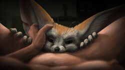 1boy 1girls 2019 4_fingers ambiguous_gender anthro big_ears black_claws black_nose blurred_background breasts brown_body brown_fur canine claws cunnilingus detailed detailed_background duo female female_pov fennec first_person_view fox fur furry half-closed_eyes hand_on_head hand_on_thigh head_in_crotch human human_on_anthro inner_ear_fluff interspecies ipoke larger_female looking_at_viewer lying male mammal nipples nude on_back oral pov receiving_pov sex size_difference spread_legs spreading tan_body tan_skin tuft vaginal_penetration whiskers white_body white_fur wide_hips