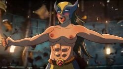 1girls abs areola areolae big_breasts breasts deadpool_&_wolverine_(2024) female female_focus female_only laura_kinney marvel marvel_comics mitako nipples nude nude_female solo wolverine_(x-23) wolverine_(x-men) x-23 x-men