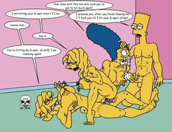 bart_simpson female human incest lisa_simpson maggie_simpson male marge_simpson straight tagme the_fear the_simpsons yellow_body yuri