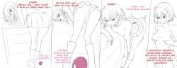 1girls 1other ahe_gao ahoge ambiguous_gender arcueid_brunestud ass ass_focus ass_penetration ass_up assimilation boots breasts female funflo_vevo grabbing_own_breast groping_breasts hair_intakes line_art low-angle_view melty_blood pantyhose penetration possessed possession presenting_ass red_eyes rolling_eyes sequence short_hair slime sweater tongue_out tsukihime tsukihime_(remake) turtleneck_sweater upskirt upskirt_sex x-ray