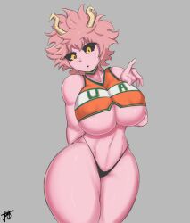 mina ashido from boku no hero academia by jmvmaa