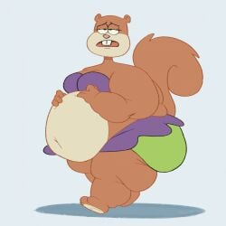 1girls anthro ass bbw belly bikini breasts brown_fur cleavage fat female female_focus female_only furry hands_on_belly hips large_ass large_breasts miniskirt nickelodeon overweight overweight_female rodent rodent_humanoid sandy_cheeks seatbeltextender skirt spongebob_squarepants squirrel stomach thick_thighs thighs two-tone_fur weight_gain wide_hips