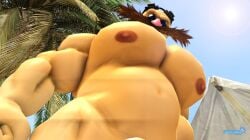 1boy 3d 3d_(artwork) bald bald_male belly chest daddy dilf dr._eggman eggman facial_hair fat fat_belly fat_male goggles goggles_on_head human human_only light-skinned_male light_skin looking_at_viewer looking_down looking_down_at_viewer male male_nipples male_only mammal mature mature_male moobs muscular muscular_male mustache nipples nude nude_male obese obese_male outdoors overweight overweight_male saiyangoku4_(artist) sega solo solo_focus solo_male sonic_(series) sonic_the_hedgehog_(series) upper_body