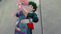 1boy 1boy1girl 1girls 3d animated boku_no_hero_academia bubbleteaua clothed_sex female green-haired_male green_hair hero_outfit_(mha) izuku_midoriya male mina_ashido my_hero_academia no_sound outercourse penis pink-haired_female pink_hair rubbing_penis shorter_than_10_seconds source_filmmaker straight tagme thighjob thighs video