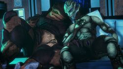 16:9 3d 3d_(artwork) 4k absurd_res alien ass bed clitoral_hood clitoris digital_media_(artwork) duo female female/female female_only finger_fuck fingering fingering_self furniture hand_on_chest hand_on_thigh hi_res interspecies krogan lying mass_effect masturbation nude on_bed pussy reptile rooking source_filmmaker spread_legs spreading turian vaginal_masturbation vaginal_penetration video_games yuri